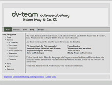 Tablet Screenshot of dv-team.de